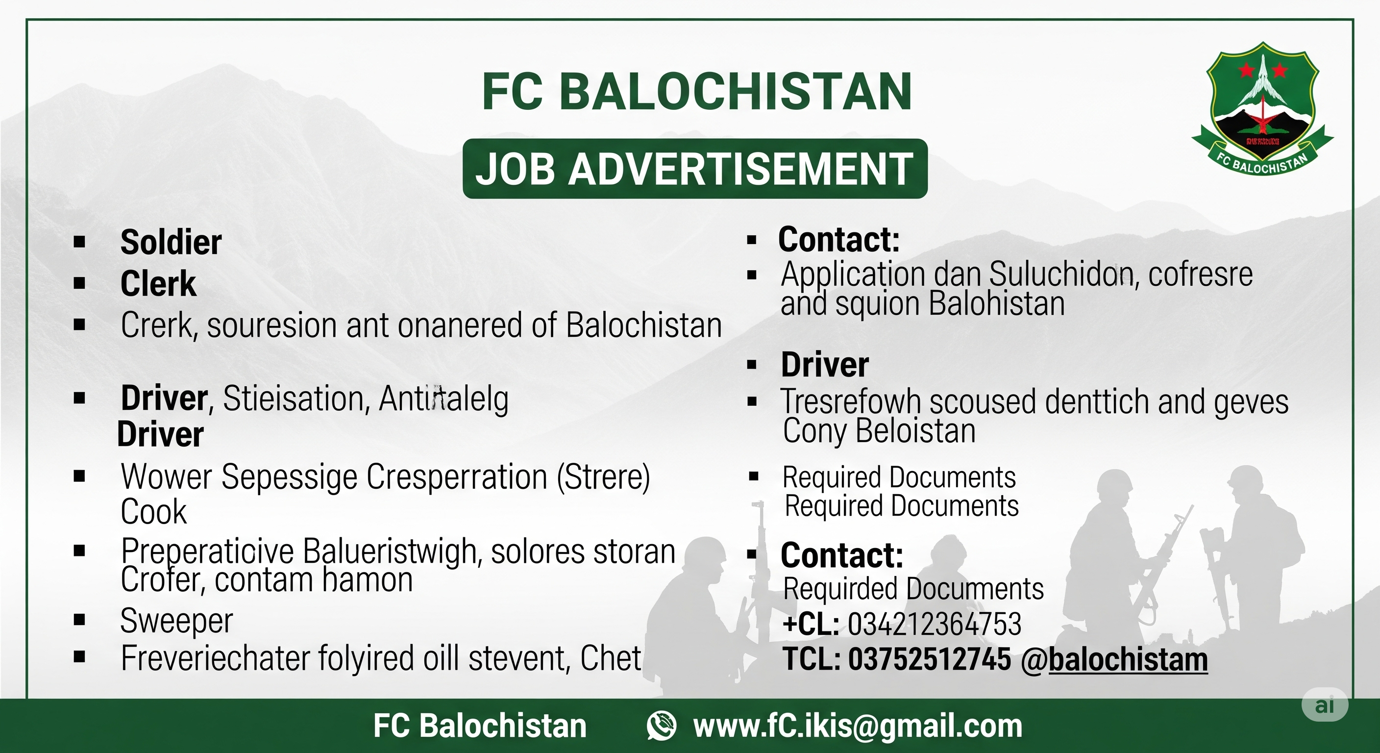 FC Balochistan Job
