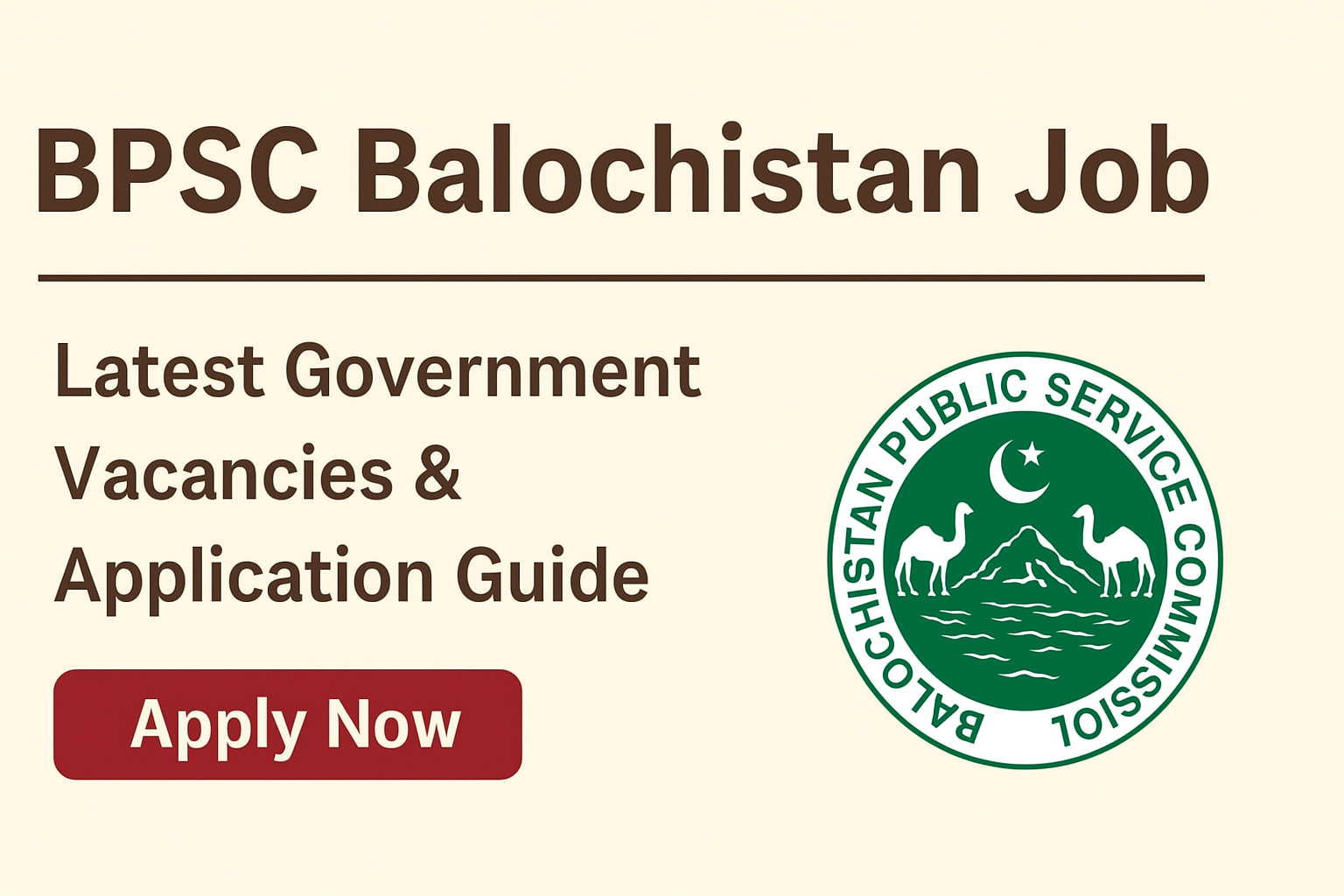 BPSC Balochistan job