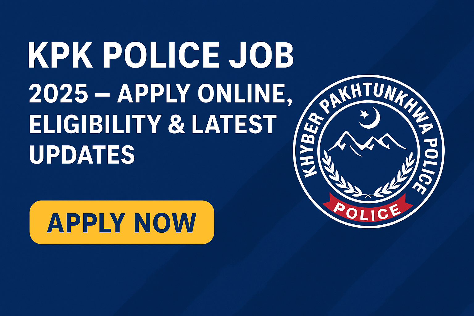 KPK Police job